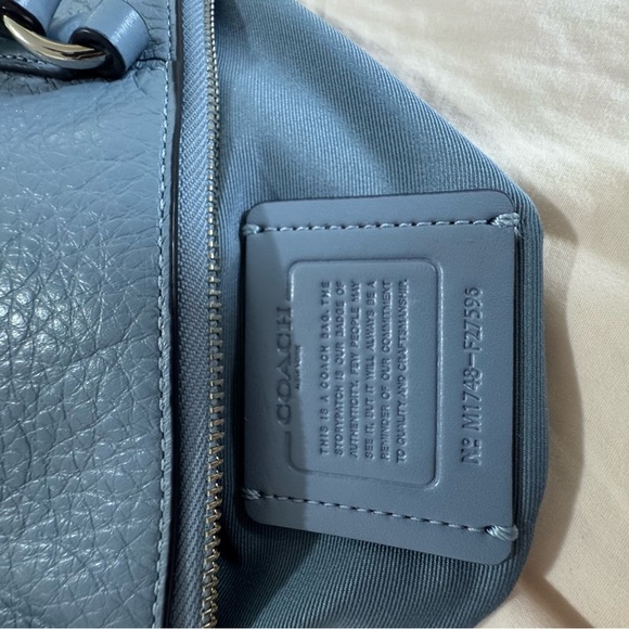 COACH Kelsey pebble leather MINI satchel bag. no strap - Picture 2 of 13